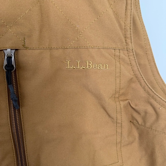 L.Bean Women’s Brown Utility Field Vest Corduroy Collar Outdoor Workwear - Picture 8 of 16